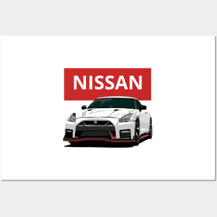 nissan gtr Posters and Art